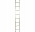 Односекционная алюминиевая лестница Алюмет Н1 5108