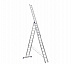 Трехсекционная универсальная алюминиевая лестница Алюмет Серия HS3 6315