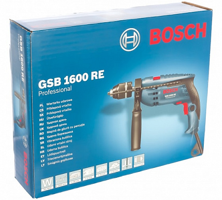 Ударная дрель Bosch GSB 1600 RE 0.601.218.121