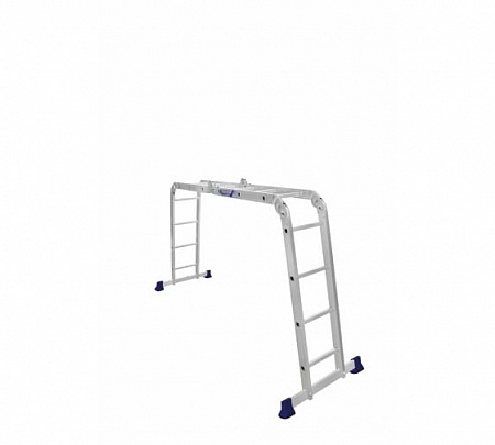 Алюминиевая четырехсекционная шарнирная лестница Алюмет TL 4034