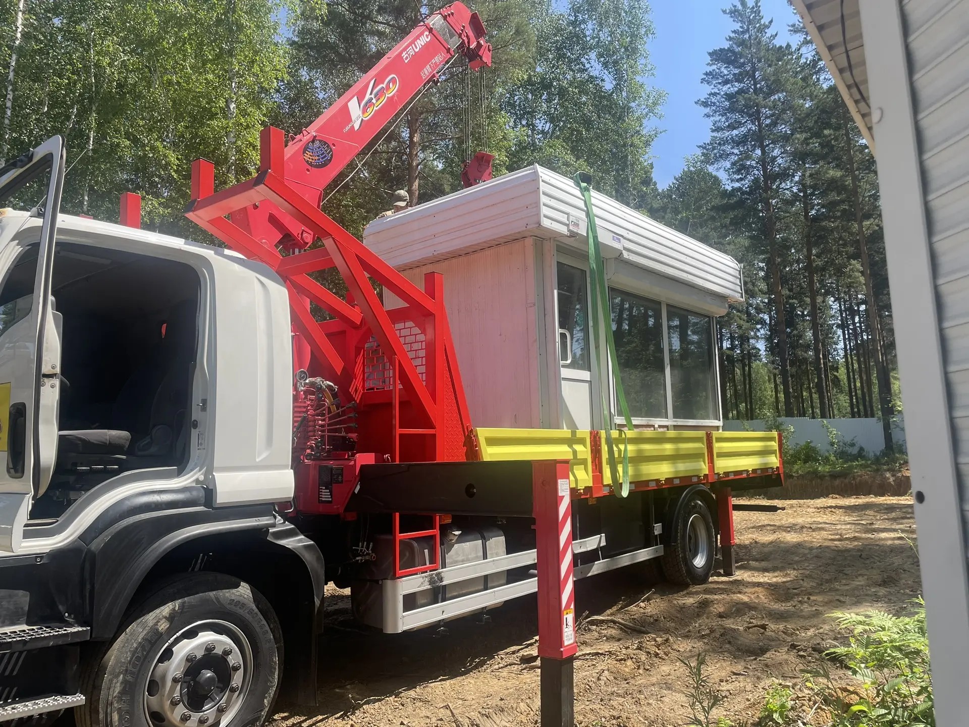 Аренда кран-борта Isuzu FVR34 ,кран Unic V630
